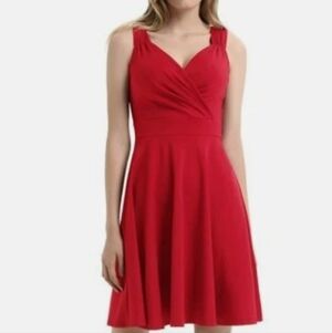 SZ 16 VIBRANT RED GRACE KARIN DRESS